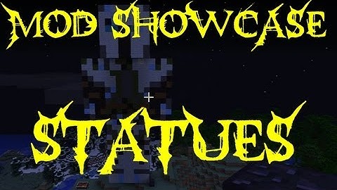 Minecraft Mod Showcase - Statues and More - Mod Review