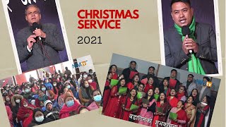 Christmas Service 2021 - NIM Gyaneshwor Church - Pastor Bal Krishna Sharma - Darshan Tamang