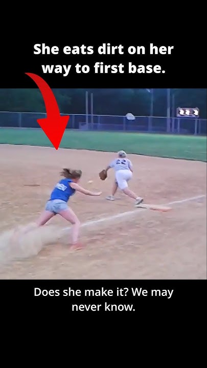 Face Plants On The Way To 1st #baseballszn - YouTube