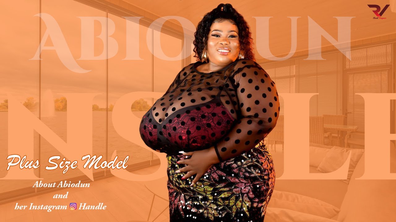 Goddess Abiodunsplendour: Celebrating a Plus Size Curvy Icon