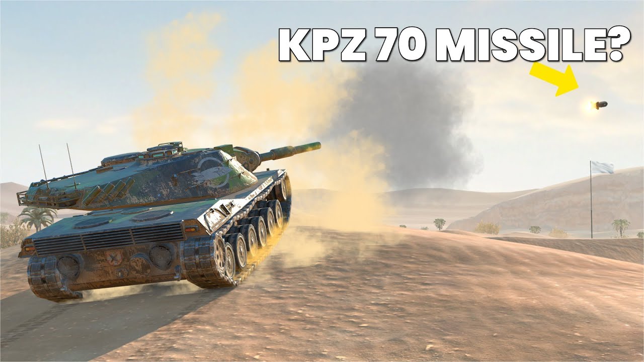 KAMPFPANZER 70 AGORA TEM MISSIL? KPZ 70 MISSILE!
