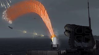 TOP 10 Fighter Jet strafing & Shot Downs by Air Defense System - C-RAM - Military Simulation -ArmA 3
