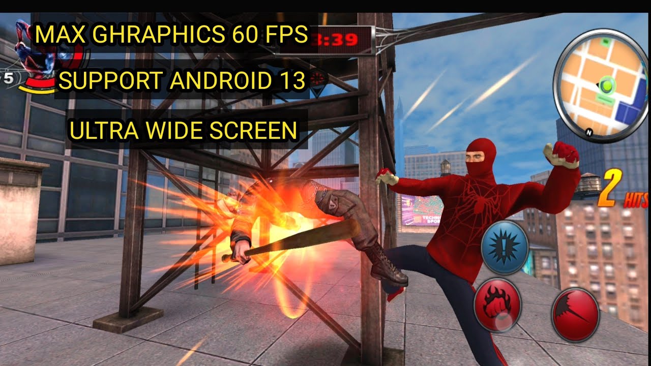 The Amazing Spider-Man v1.2.3e Remastered Graphics PS5 Suit Mod Android  Gameplay 