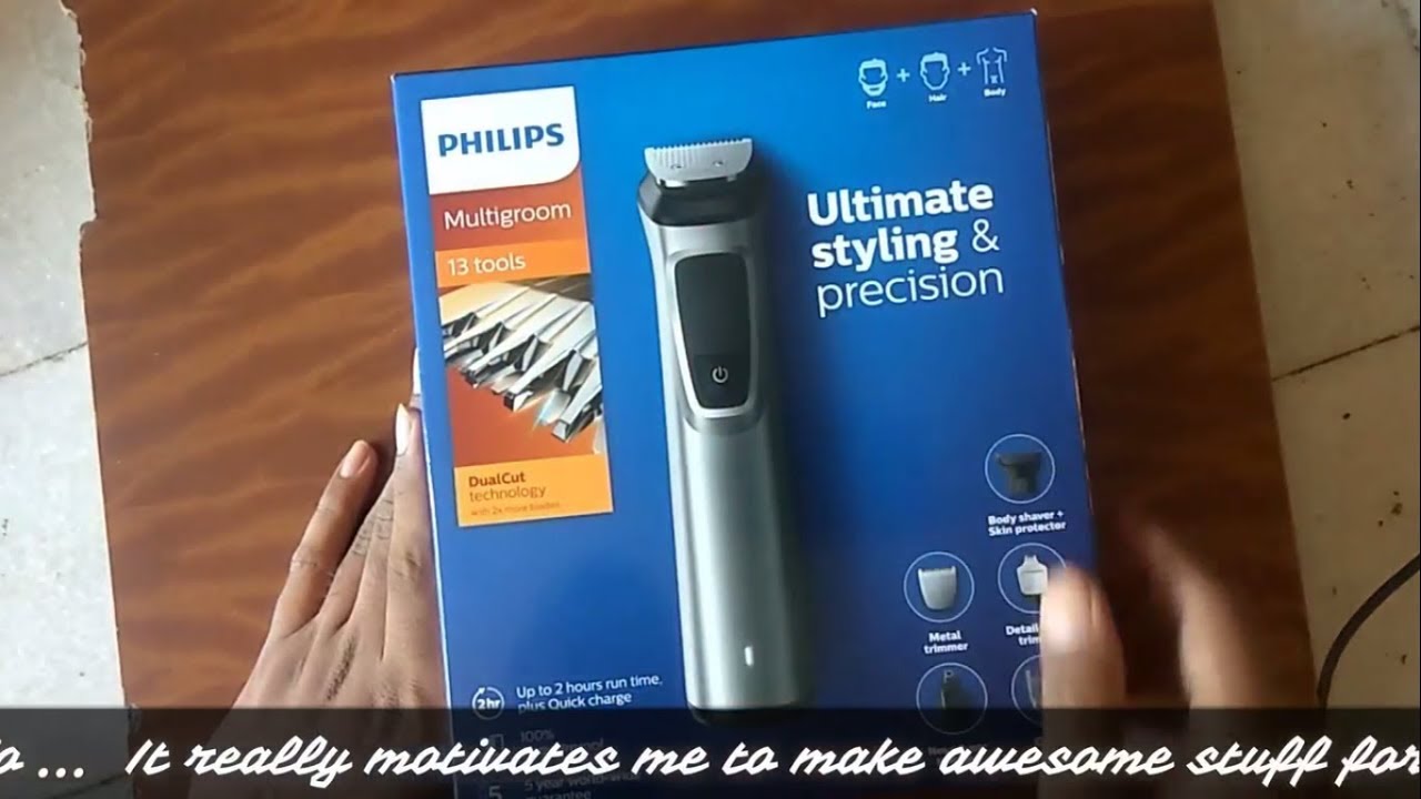 how to use philips mg7715