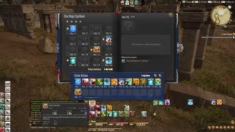 FFXIV Stormblood - Blue Mage Spell - Plaincracker