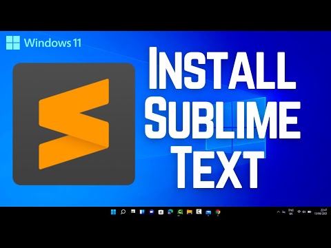Video: Hoe installeer en installeer ik Sublime Text op Windows?