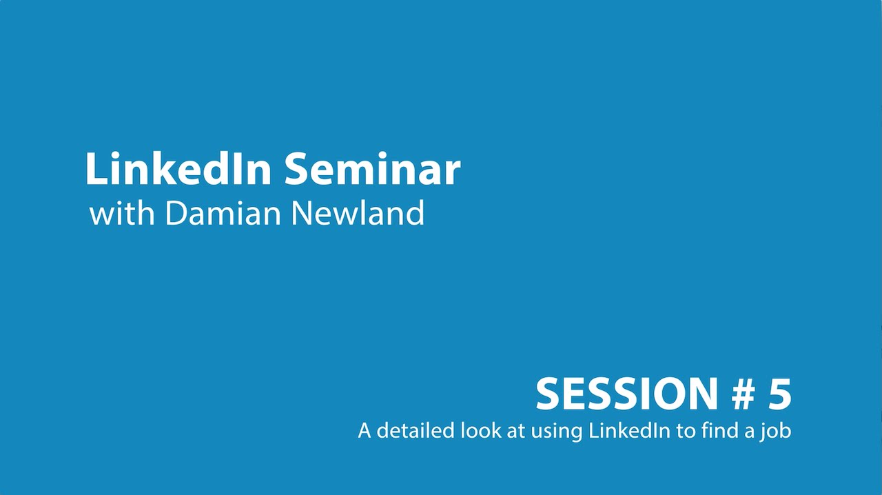 Linkedin Tutorial Using Linkedin To Find A Job Youtube Linkedin Tutorial Using Linkedin To Find A Job Youtube