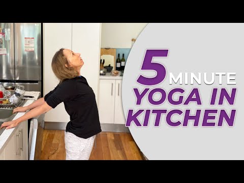 best yoga exercises to do every day for 5 minutes in kitchen to prevent back pain