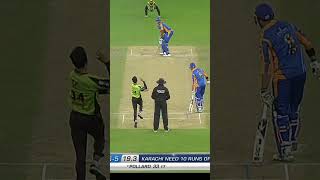 Kieron Pollard vs Aamer Yamin | Breathtaking Last Over #HBLPSL #SportsCentral #Shorts #PCB M1E1A