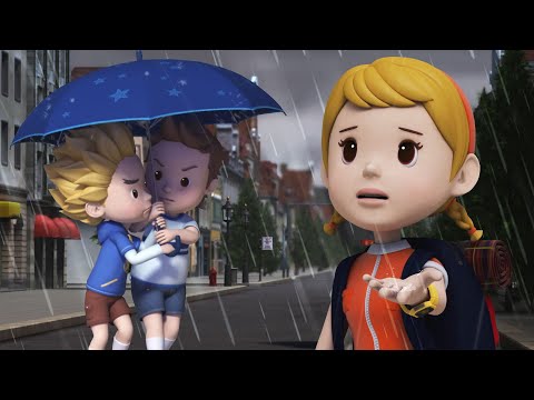 Yağmur Yağdığında│POLI Özel Bölümleri│Yağmurlu Sezon│Robocar POLI çizgi film