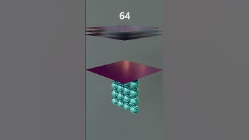 Satisfying cloth simulation to 4096  #blender #3d