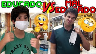 TIPOS DE ADOLESCENTES NO SHOPPING EDUCADO VS MAL EDUCADO | PEDRO MAIA