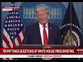 Reporter Asks Trump if God Is Proud of His Presidency