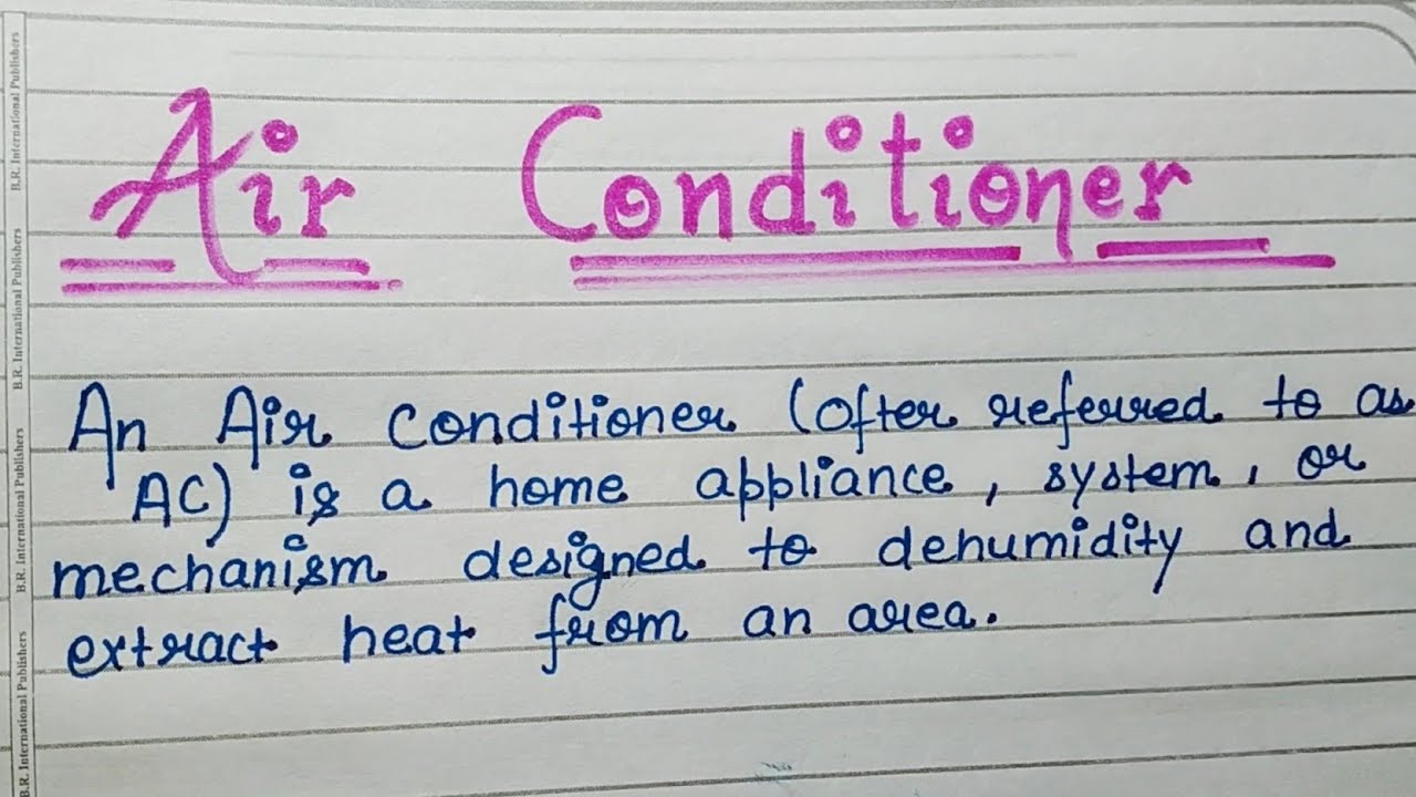 essay about air conditioner