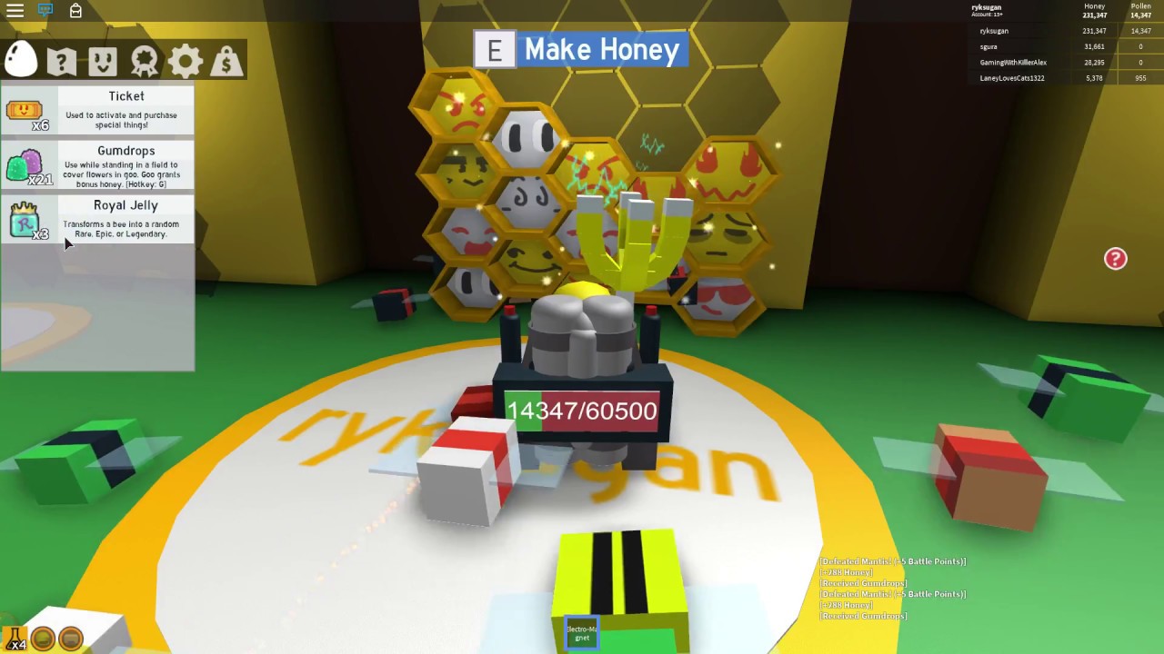 How To Get More Bees In Your Hive Bee Swarm Simulator Youtube
