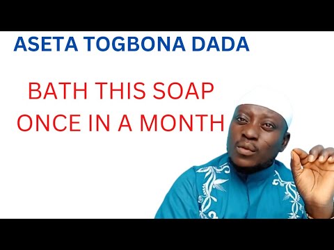 Aseta agbelepota, bath this soap once in a month.. your enemies will soon die. #enemies