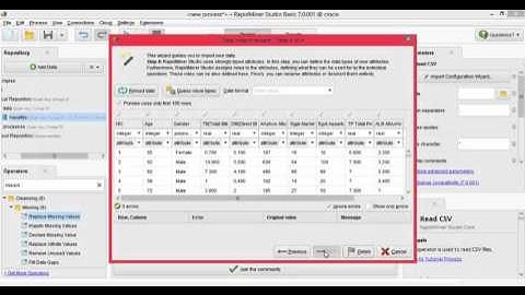 Pre-processing data dengan Rapidminer