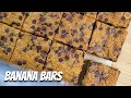 Level up your Banana Bread with this Banana Chocolate Chip Bar Recipe | Mortar and Pastry