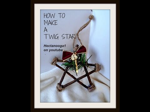 Make Easy DIY Hydrangea Twig Star Decorations