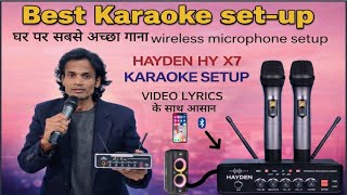 Download Lagu Hoe neem je thuis karaoke op? | Complete karaoke-setup voor thuis / Hayden HY X7 KARAOKE-SYSTEEM MP3