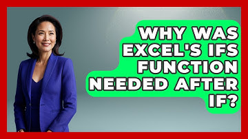 Why Was Excel