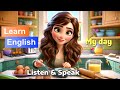 My day  improve english for beginners  english listening and speaking skills  english story