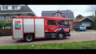 Brandweer met Prio 2 naar meldingen in Ter Aar!!