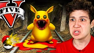 ENCONTRÉ a PIKACHU.EXE en GTA 5...  (Mods)