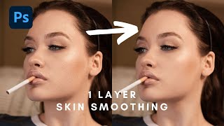 Photoshop On iPad|Skin Softening Hack Using Only 1 Normal Layer