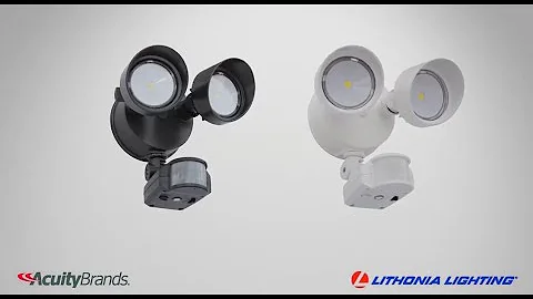 Lithonia OLF LED Flood Light with Motion Sensor | 1000Bulbs