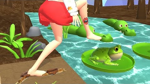 Tippy Toes 3D All Levels Gameplay NEW UPDATE Walkthrough TIPPY TOE ASMR Sound Android,ios Level1