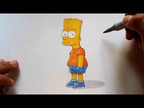 Video: Wie Zeichnet Man Die Simpsons