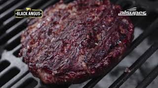 Black Angus Super Bowl - Hamburguesa rellena de queso estilo Salt Bae