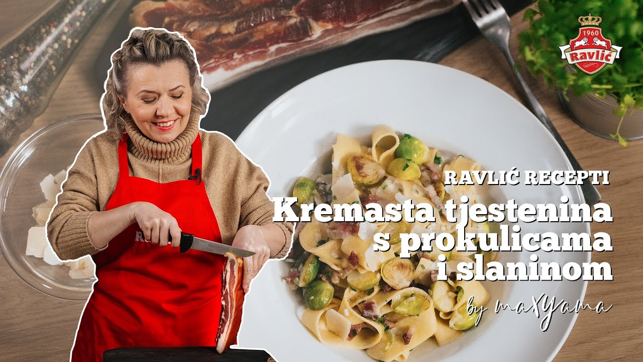 Kremasta tjestenina s prokulicama i slaninom