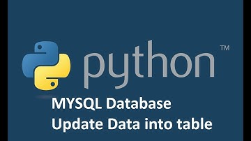 python mysql | Updating Entries | How to use Python for MySQL Operations ||Class34