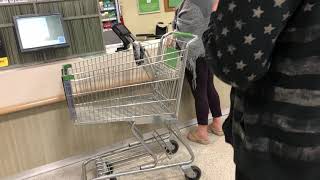 At Publix playing around with Cashier