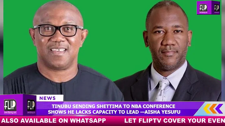 TINUBU SENDING SHETTIMA TO NBA CONFERENCE SHOWS HE LACKS CAPACITY TO LEAD —AISHA YESUFU