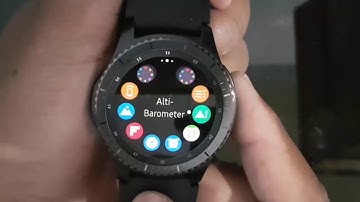 How to Enable or Disable Auto refresh Alti   Barometer on Samsung Gear S3