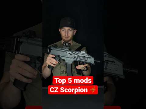 Top 5 CZ Scorpion mods 🙌 #shorts