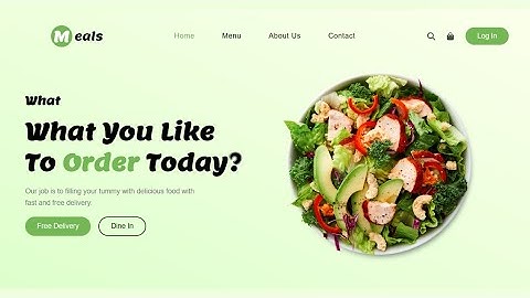 How to Create a Food Website Using Only HTML & CSS For Beginners | Hindi Tutorial Step By Step