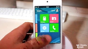 Windows 8 Running on iPhone/iPod Touch - (Jailbreak) DreamBoard Theme