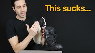The Biggest Problem With Rick Owens Shoes - Heel Drag