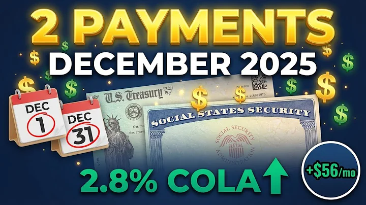 Social Security December 2025: TWO Payments + 2.8% COLA Increase - SSI, SSDI, SNAP Explained