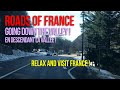 Roads of france driving down the vosges mountains  en descendant les vosges 