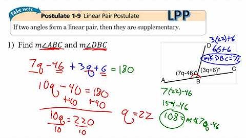 1.5 Exploring Angle Pairs