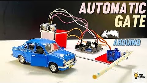 DIY Automatic Gate Opener with Arduino and Ultrasonic Sensor - Step-by-Step Guide!