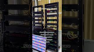 Building a Real Android Device Cluster #smartphone #office