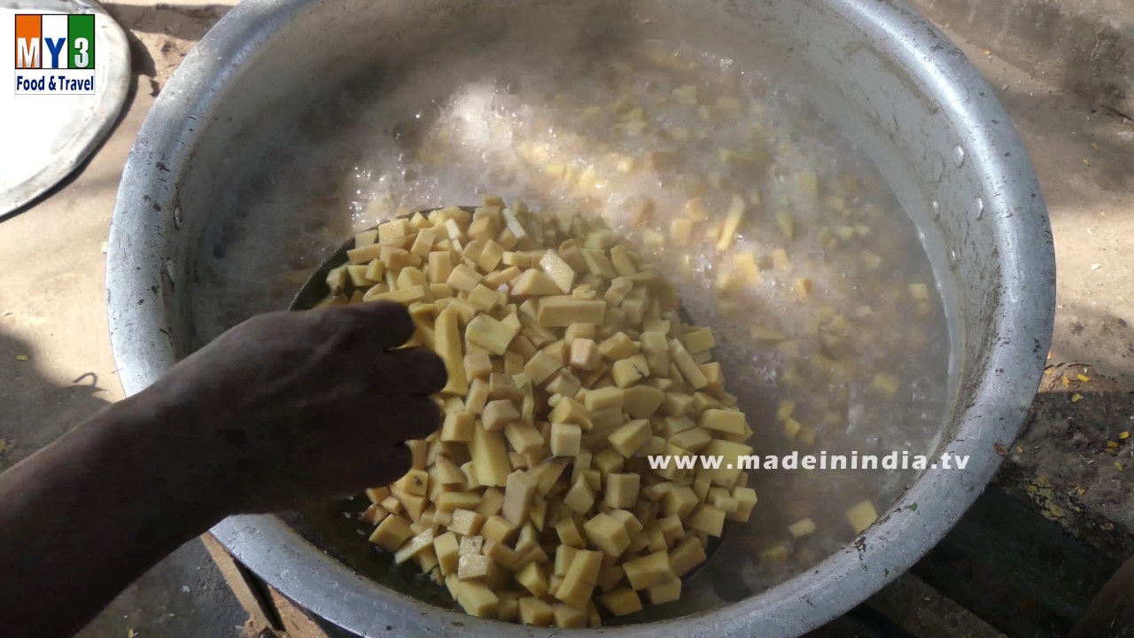 Suran Fry Making  | Yam Fry | Kanda Vepudu street food | STREET FOOD