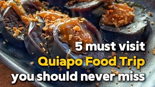 QUIAPO FOOD TRIP: CHEAPEST Eats Tasty Local Food in Quiapo, Manila!