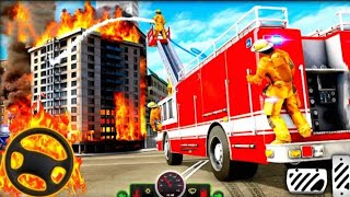 FireFighter Rescue Simulator 3D - 911 Emergency Fire Truck Rescue Simulator Game Play screenshot 2